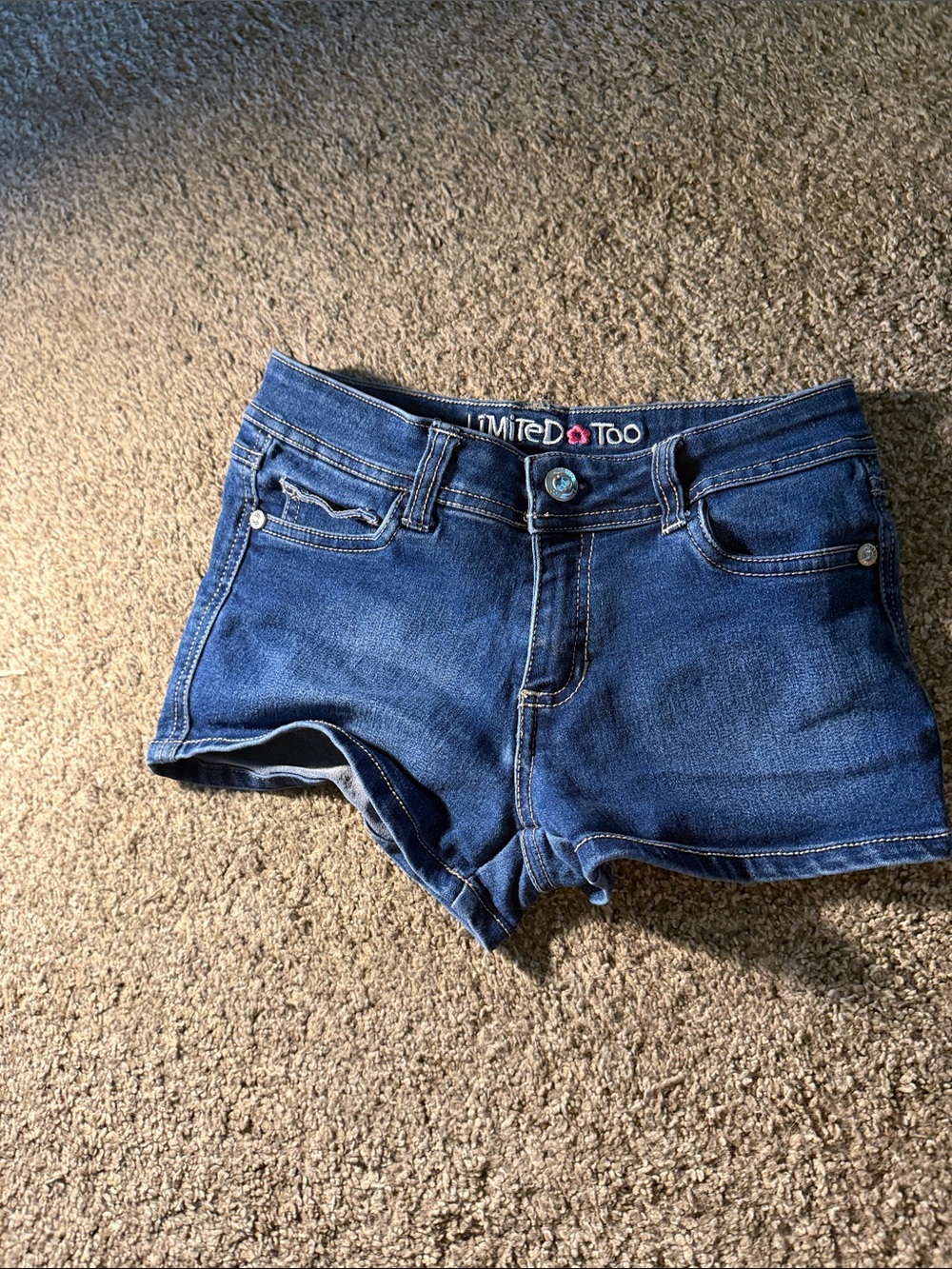 Limited Too Indigo Denim Jean Shorts